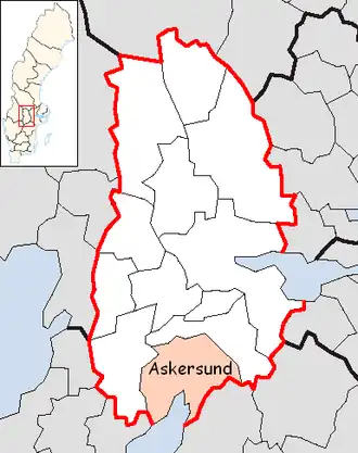 Localisation de Askersund
