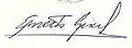 Signature de Ernesto Geisel