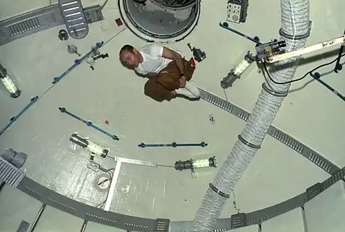 Bean à bord du Skylab le 30 août 1973