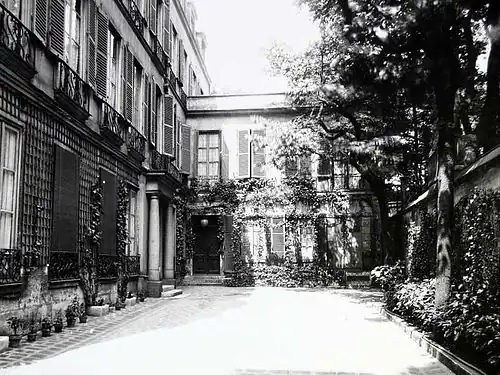 Vue du no 20 en 1910 (photographie d'Eugène Atget).