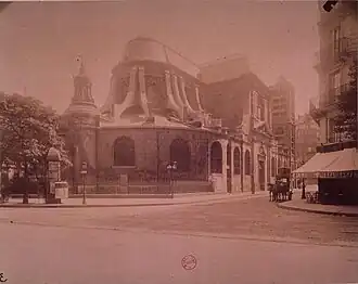 Saint-Nicolas depuis le boulevard Saint-Germain (entre 1898 et 1900).
