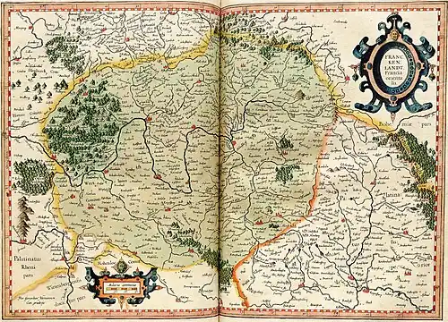 Carte de la Franconie.