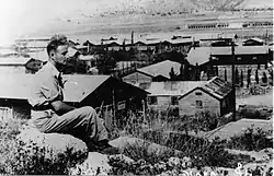 Vue du camp d'Atlit en 1946.