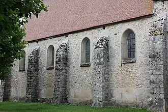 Vue de la façade sud