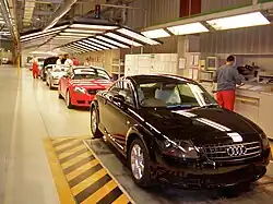 Inspection finale de l'Audi TT (8N) à Győr