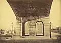 Perspective du passage des piétons sous le Viaduc, Point-du-Jour, Paris, vers 1864.