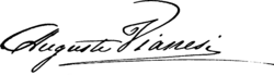 signature d'Auguste Vianesi