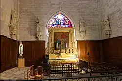 Chapelle du transept-sud après renovation en 2023