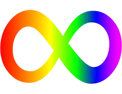Autism rainbow infinity