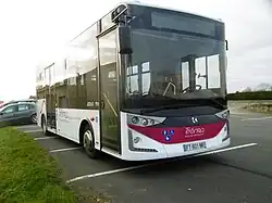 Autobus urbain mis en service en novembre 2020.
