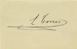 signature de Leonardo Torres Quevedo