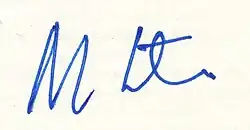signature de Paul Auster