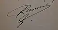 Signature de Pierre Rameil