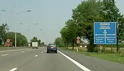 La A12 en direction de Willebroek.