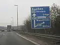 La E40 au niveau de Herstal en Belgique.