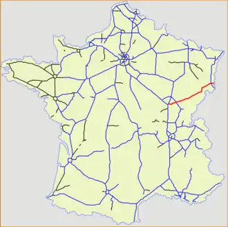 Carte de la route.