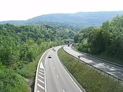 Près du tunnel sous l'Épine en direction de Lyon