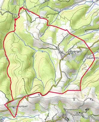 Carte topographique.