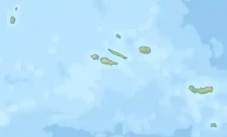 Voir sur la carte topographique des Açores