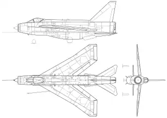 vue en plan de l’avion