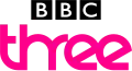 Logo de BBC Three du janvier 2008 au 4 janvier 2016.