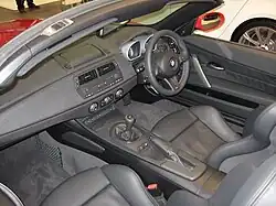 Intérieur de la M roadster.