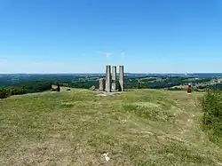 La table d'orientation du puy de Raffaillac.