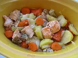 Baeckeoffe de poissons au riesling d'Alsace (variante)