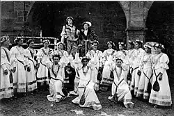 Die schöne Bärbel oder der Buxweiller Weiberkrieg, première pièce jouée au château de Lichtenberg