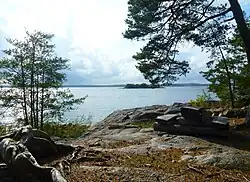 Vue depuis Värmdö vers le sud-ouest