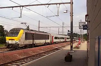 IC pour Ostende, en 2007…