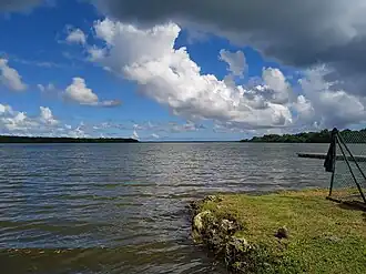 La pointe Pasquereau (à droite) en décembre 2023