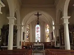 Nef de l'église Saint-Colomban.