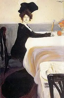 "Le souper"(1910), par L. Bakst