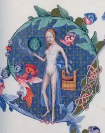 Jeune fille au bain, par le Maître de Balaam