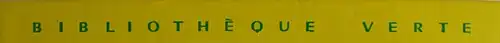 bandeau de la collection Bibliothèque Verte