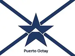 Drapeau de Puerto Octaycommune du Chili
