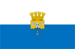 Drapeau de Calbucoville et commune du Chili