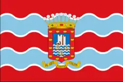 Drapeau de San Sebastián de la Gomera