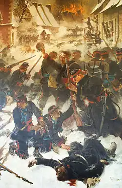 Détail du même tableau.