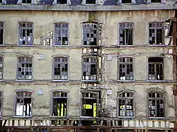 Le moulin de Bar en ruine.