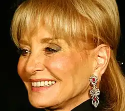 Une femme portant des clips d'oreille