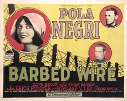 Description de l'image Barbed Wire poster.webp.