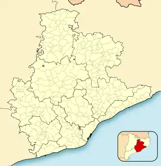 (Voir situation sur carte : province de Barcelone)