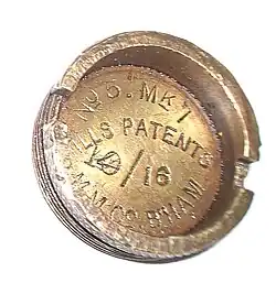 Vis de fond en laiton.