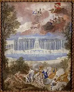 Le bassin de Neptune, Jean II Cotelle.