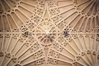 Détail de la voûte en éventail