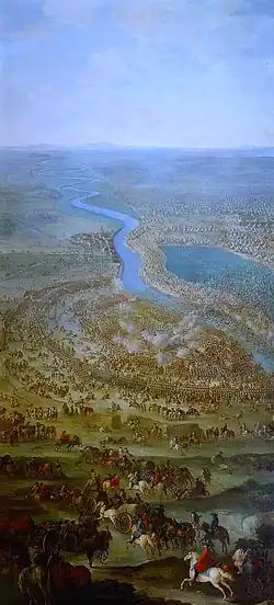 Bataille de Zenta (entre 1711 et 1720), musée d'histoire de l'art de Vienne.