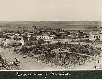 La ville nouvelle de Bir es-Seba (Beersheba) en 1917.