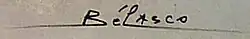 signature de Bélasco